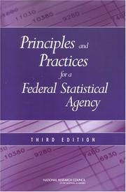 Cover of: Principles and practices for a federal statistical agency
