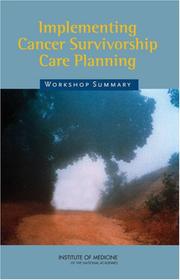 Cover of: Implementing Cancer Survivorship Care Planning by Nap, Iom