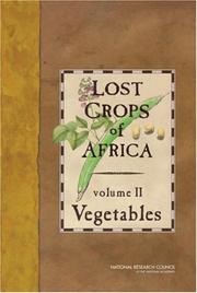 Cover of: Lost Crops of Africa by National Research Council (US)