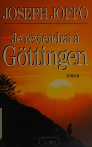 Cover of: Je reviendrai a Gottingen.