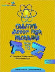 Cover of: Creative Junior High Programs from A to Z Volume 2 (N-Z)
