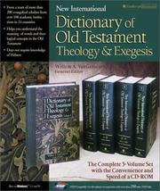 Cover of: New International Dictionary of Old Testament Theology and Exegesis for Windows by Willem Vangemeren