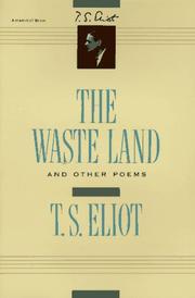 Cover of: The Waste Land and Other Poems by T. S. Eliot