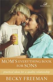Cover of: Mom's Everything Book for Sons