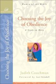 Cover of: Choosing the Joy of Obedience
