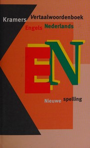 Cover of: English-Dutch, Kramer's Dictionary by G. Van Kooten