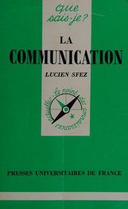 Cover of: La communication