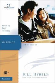 Cover of: Marriage: Building Real Intimacy (Interactions)