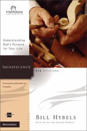 Cover of: Significance: Understanding God's Purpose for Your Life (Interactions)