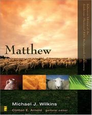 Cover of: Matthew (Zondervan Illustrated Bible Backgrounds Commentary)