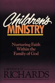 Cover of: Children's ministry by Richards, Larry