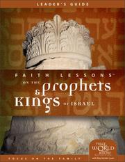 Cover of: Faith Lessons on the Prophets and Kings of Israel (Church Vol. 2) Leader's Guide