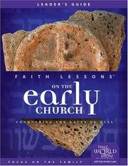 Cover of: Faith Lessons on the Early Church (Church Vol. 5) Leader's Guide