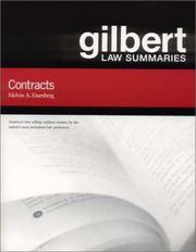 Cover of: Gilbert Law Summaries: Contracts
