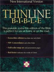 Cover of: NIV Thinline Bible Indexed by Zondervan Publishing Company