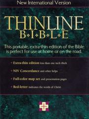 Cover of: NIV Thinline Bible, Large Print by Zondervan Publishing Company, Zondervan Publishing Company