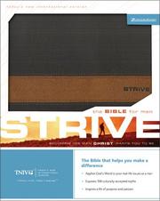 Cover of: TNIV Strive by 