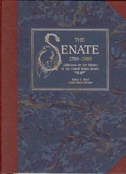 Cover of: The Senate, 1789-1989, V. 2: Adresses on the History of the United States Senate (U.S. Senate Bicentennial Publication)