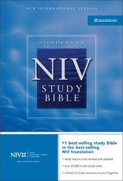 Cover of: Zondervan NIV Study Bible,  Indexed