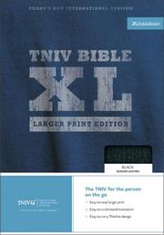 Cover of: TNIV Thinline Bible, XL, Thumb Indexed | 