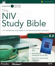 Front cover of The NIV Study Bible by Unknown