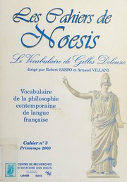 Cover of: Le vocabulaire de Gilles Deleuze