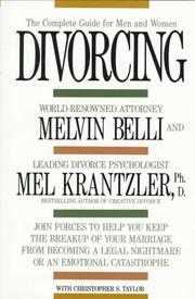 Cover of: Divorcing: The Complete Guide for Men and Women