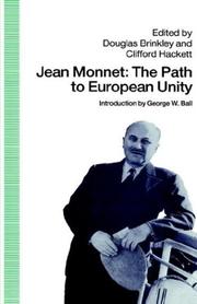 Cover of: Jean Monnet: the path to European unity