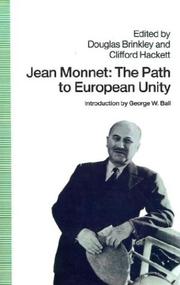 Cover of: Jean Monnet: The Path to European Unity
