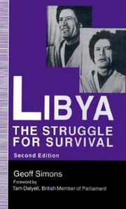 Libya by Geoff L. Simons