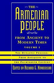 Cover of: The Armenian People From Ancient To Modern Times: The Dynastic Periods by Richard G. Hovannisian