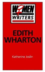 Cover of: Edith Wharton (Women Writers)
