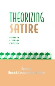 Cover of: Theorizing satire by edited by Brian A. Connery and Kirk Combe.