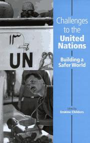 Cover of Challenges to the United Nations