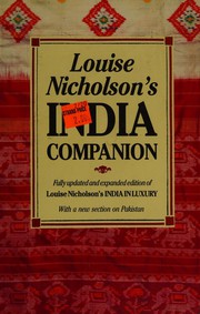 Cover of: Louise Nicholson's India companion by Louise Nicholson