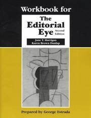 Cover of: Exercise Workbook to accompany Editorial Eye