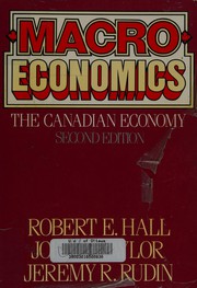Cover of: Macro-economics by Robert Ernest Hall