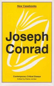 Cover of: Joseph Conrad