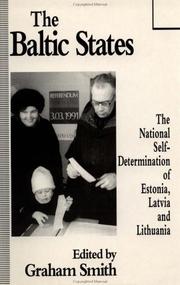 The Baltic States by Graham Smith