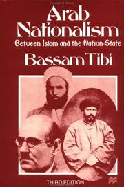 Cover of: Arab nationalism by Bassam Tibi