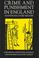 Cover of: Crime and Punishment in England, 1100-1990