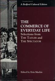 Cover of: The Commerce of Everyday Life by Joseph Addison, Sir Richard Steele, Erin Mackie