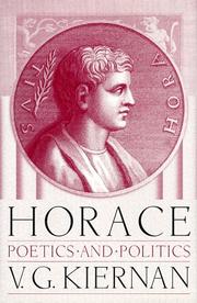 Cover of: Horace: poetics and politics