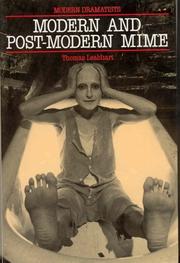Cover of: Modern and Postmodern Mime (Modern Dramatists)