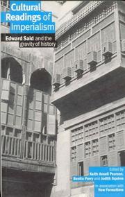 Cover of: Cultural readings of imperialism: Edward Said and the gravity of history
