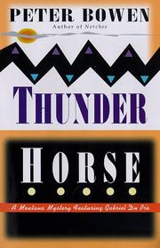 Cover of: Thunder horse: a Gabriel du Pré mystery