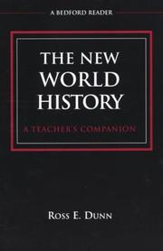 Cover of: The New World History: A Teacher's Companion (A Bedford Reader)