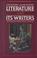 Cover of: Literature and Its Writers