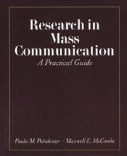 Cover of: Research in mass communication by Paula Maurie Poindexter