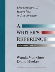 Cover of: Developmental Exercises to Accompany a Writers Reference | Diana Hacker